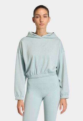 Hoodie adidas Performance Verde