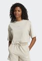 Camiseta adidas Sportswear Essentials Beige de adidas Performance