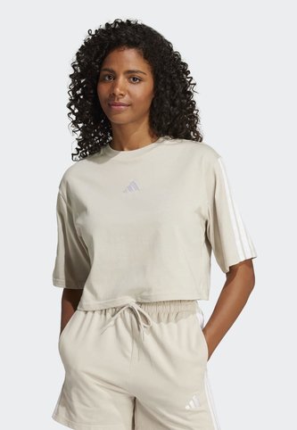 Camiseta adidas Sportswear Essentials Beige adidas Performance