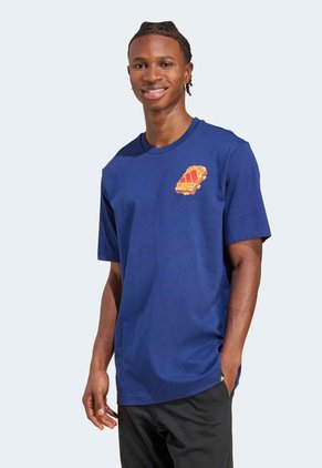 Camiseta adidas Sportswear Graphic Food Azul