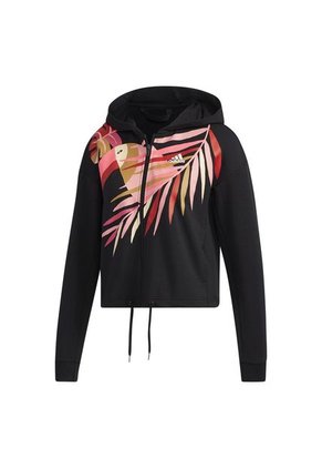 Buzo Training Adidas X Farm Rio - Negro-Rosa