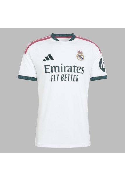 Camiseta Adidas Performance Hombre Real Madrid 26/27 - Blanco - Fútbol | Uso Casual Y Entrenamiento