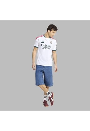 Camiseta Adidas Performance Hombre Real Madrid 26/27 - Blanco - Fútbol | Uso Casual Y Entrenamiento