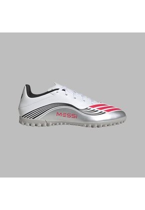 Torretin Adidas Hombre F50 Messi Club TF - Blanco/Plateado