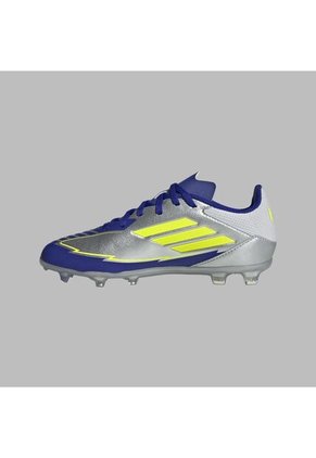 Guayos Adidas Kids F50 Club FG/MG-Plateado/Azul