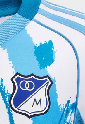 Camiseta Millonarios FC Visitante 2025 adidas Performance Blanco