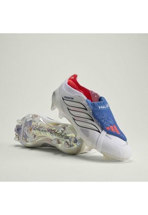 Guayos Adidas Hombre Predator Elite Con Lengüeta Plegable FG - Blanco