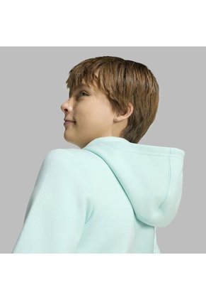 Buzo Adidas Niños Con Capucha Messi  - Turquesa