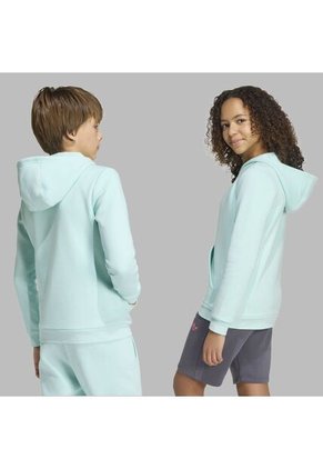 Buzo Adidas Niños Con Capucha Messi  - Turquesa