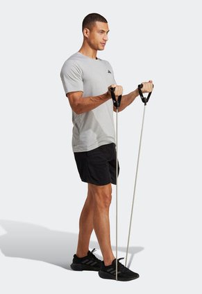 Camiseta Gris Medio-Negro adidas Performance Train Essentials Feelready