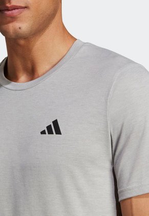 Camiseta Gris Medio-Negro adidas Performance Train Essentials Feelready