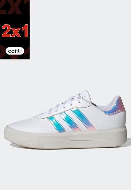 Tenis Lifestyle Blanco-Tornasol adidas Performance Court Plataforma