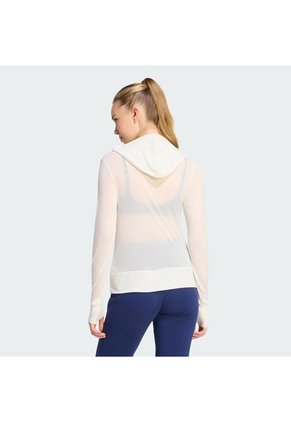 Polera Manga Larga Training Adultos Blanco