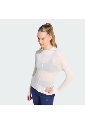 Polera Manga Larga Training Adultos Blanco