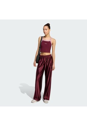 Pantalón Vinotinto Adidas Seasonal Essentials Satén Mujer