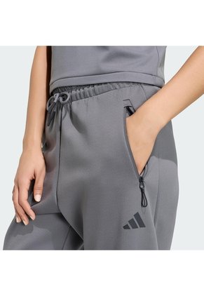 Pantalón Gris Adidas Z.N.E. Puño Abierto Mujer