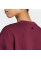 Buzo Vinotinto Adidas Seasonal Essentials Satén Cuello En V Mujer de Adidas Sportswear