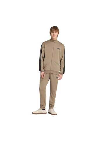 Conjunto Entrenamiento Beige Adidas 3 Franjas Hombre Adidas Sportswear