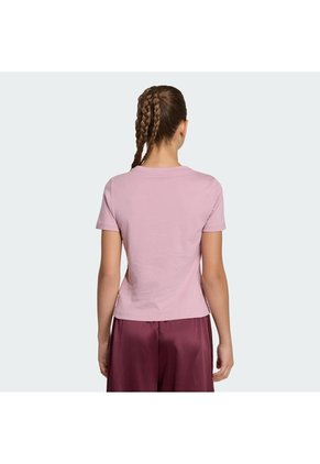 Camiseta Morada Adidas Jg Satin Tee Niñas