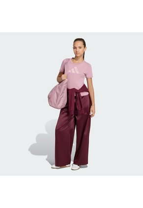Camiseta Morada Adidas Jg Satin Tee Niñas