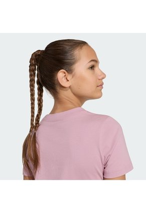 Camiseta Morada Adidas Jg Satin Tee Niñas
