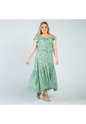 FALDA LARGA TALLAS GRANDES ESTAMPADA