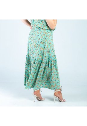 FALDA LARGA TALLAS GRANDES ESTAMPADA