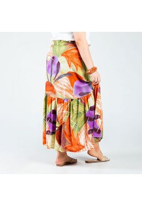 FALDA LARGA TALLAS GRANDES ASIMETRICA