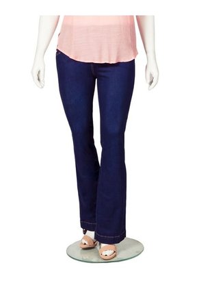 JEAN ADRISSA PLUS REGULAR TONO OSCURO COSTURAS CONTRASTE