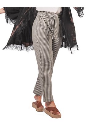 PANTALÓN ADRISSA BOLSA DE PAPEL CON ANUDADO A RAYAS