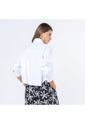 CAMISA ADRISSA CORTA PARA MUJER HOMBRO RODADO