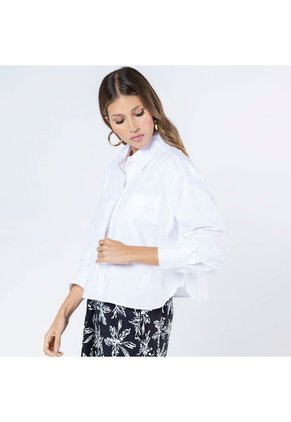 CAMISA ADRISSA CORTA PARA MUJER HOMBRO RODADO