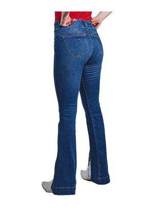 JEAN ADRISSA FLARE CON ABERTURA EN FRENTE Y PESPUNTES EN CONTRASTE