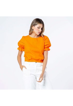 BLUSA ADRISSA CORTA PARA MUJER CON ABLUSADO