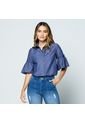CAMISA PARA MUJER EN CHAMBRAY de Adrissa