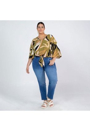 BLUSA TALLAS GRANDES ESTAMPADA