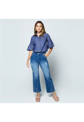 CAMISA PARA MUJER EN CHAMBRAY