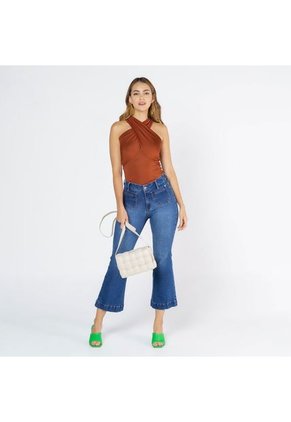 BLUSA PARA MUJER CUELLO HALTER ENTORCHADO ADRISSA