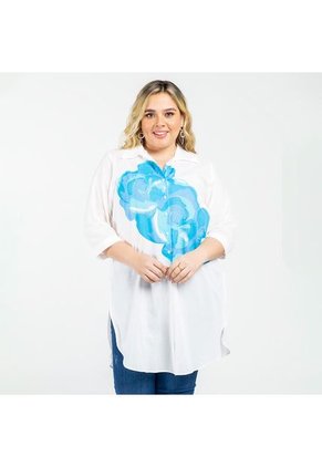 KAFTAN TALLAS GRANDES MANGA 3/4 ADRISSA