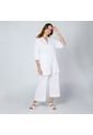 KAFTAN PARA MUJER BLANCO CON ANUDADOS EN FRENTE de Adrissa