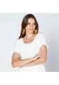 VESTIDO LARGO PARA MUJER BLANCO CON FAROLES de Adrissa
