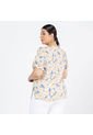 BLUSA TALLAS GRANDES ESTAMPADO CONCHAS de Adrissa