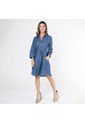 VESTIDO CAMISERO PARA MUJER EN CHAMBRAY ADRISSA de Adrissa