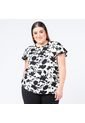 BLUSA TALLAS GRANDES ESTAMPADA ADRISSA de Adrissa