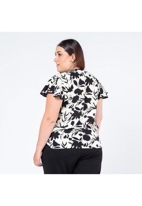 BLUSA TALLAS GRANDES ESTAMPADA ADRISSA