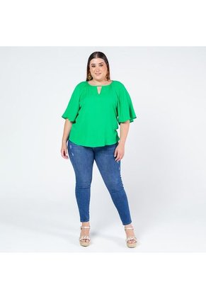BLUSA TALLAS GRANDES MANGA CORTA RANGLAR ADRISSA