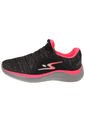 Tenis Lifestyle Negro-Gris-Rosa Neón ADRUN de ADRUN