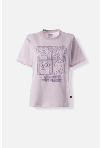 Camiseta De Adventure Time Regular Fit Para Mujer S ADVENTURE TIME
