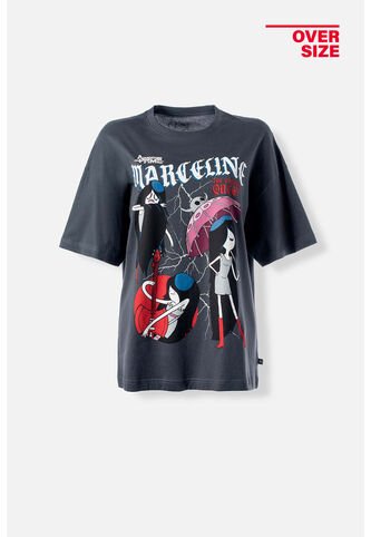 Camiseta De Adventure Time Oversized Fit Para Mujer XS ADVENTURE TIME