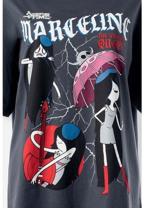 Camiseta De Adventure Time Oversized Fit Para Mujer L